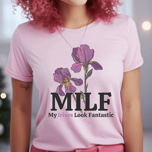 Printify T-Shirt Soft Pink / XS My Irises Look Fantastic T-Shirt